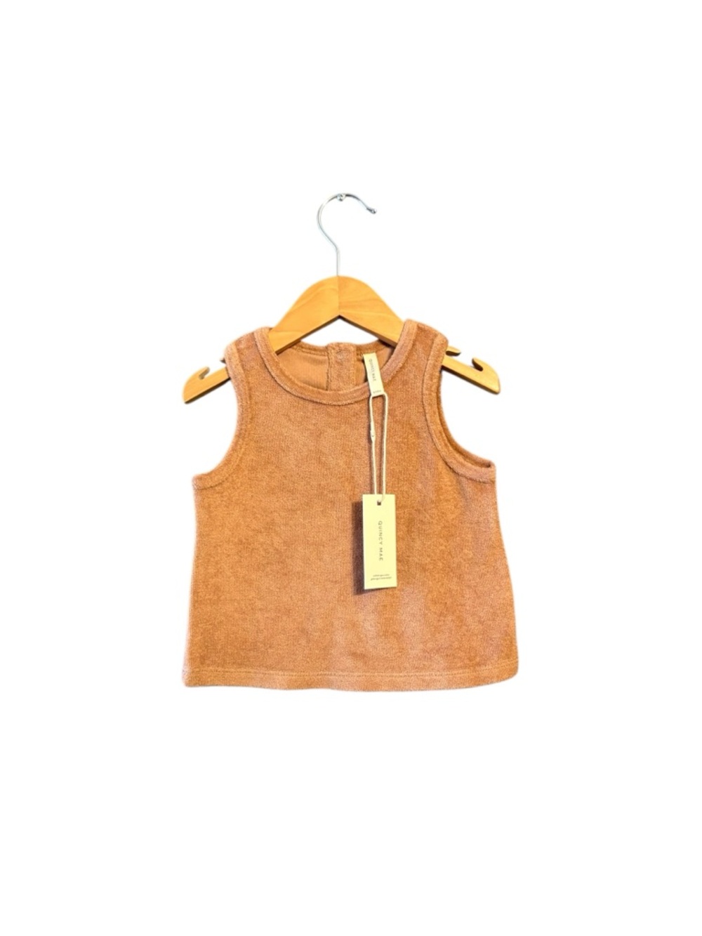 Quincy Mae Toddler Tank Top in Tan